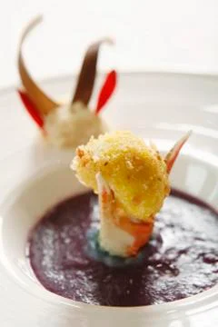 Crab shrimp Foto stock