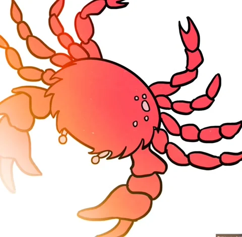Crab Vector Animation Stock Footage 259675054