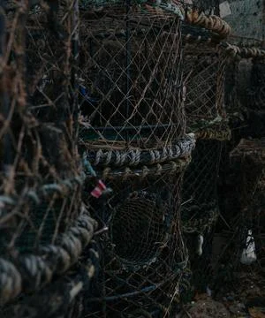 Crabbing pots Stock Photos