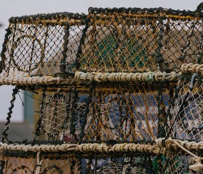 Crabbing pots Stock Photos