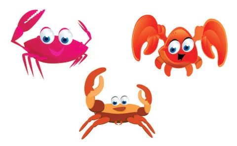Crabs cartoon Stock Illustration
