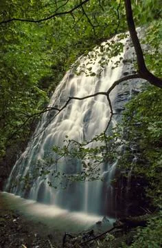 Crabtree falls, nc Fotos Stock