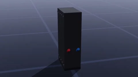 Crac datacenter 3d loop 3D animation seamless loop Video stock 341779556