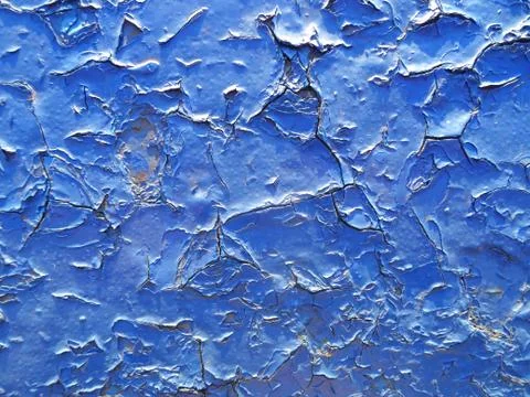 Crack and damage on painted texture Stock Photos