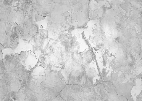 Crack and scratch surface of a concrete wall Stock Photos