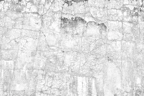 Crack and scratch surface of a concrete wall Stock Photos