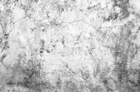 Crack and scratch surface of a concrete wall Stock Photos