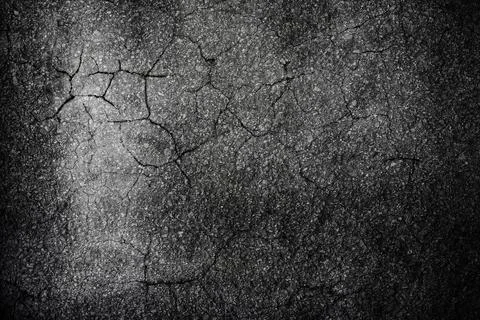 Crack asphalt background Stock Photos