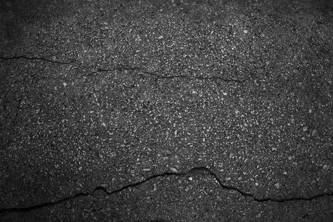 Crack asphalt background Stock Photos