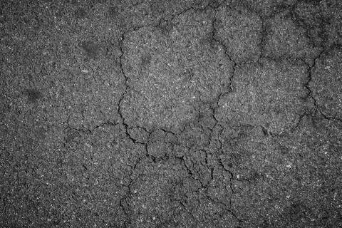 Crack asphalt texture background Stock Photos