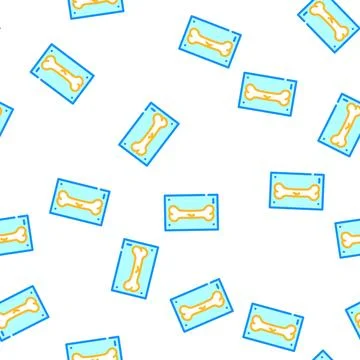 Crack bone x-ray vector seamless pattern 스톡 일러스트