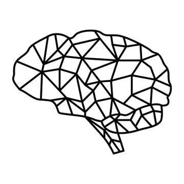 Crack Brain icon Stock Illustration