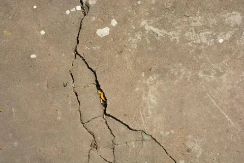 Crack cement floor texture Stock Photos