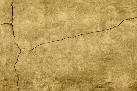 Crack cement texture of a broken wall background vintage. Stock Photos