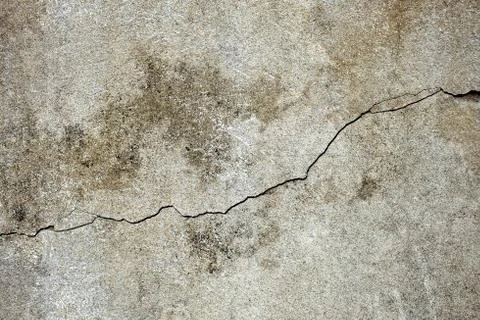 Crack Concrete Wall Background. Stock Photos