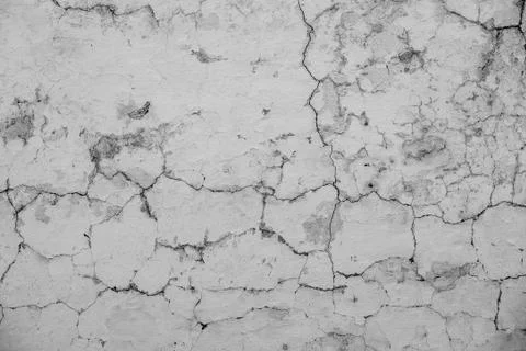 Crack in the concrete wall Stock Photos
