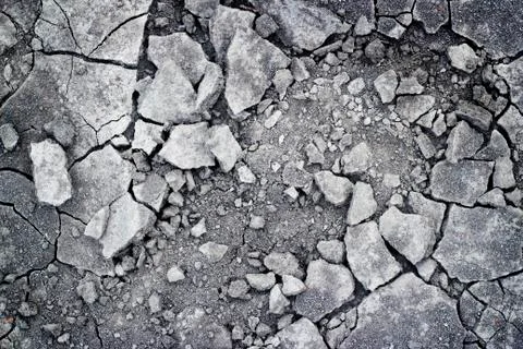Crack earth Foto stock