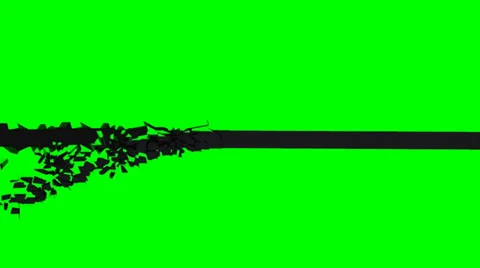 Crack effect - green screen Stock Footage 33732051