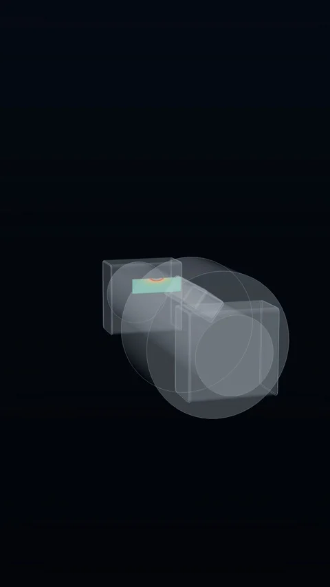 A Crack Front Spreads From A Keyway Corner Inside A Transparent Shaft Stock Footage 344373505