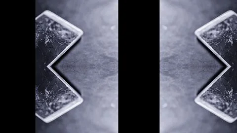 Crack on the glass. Broken screen. Broken phone. Cracked glass background. .. Stock Photos