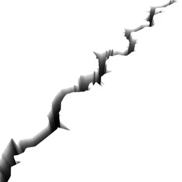 Crack Stock Illustration