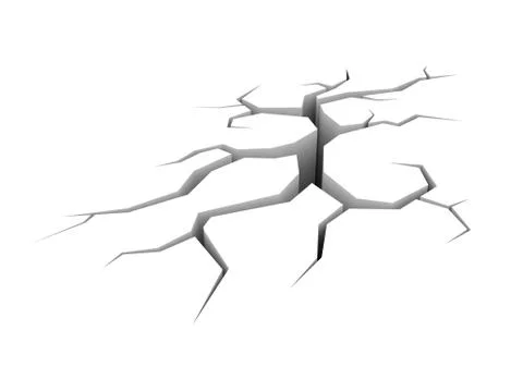 Crack Stock Illustration