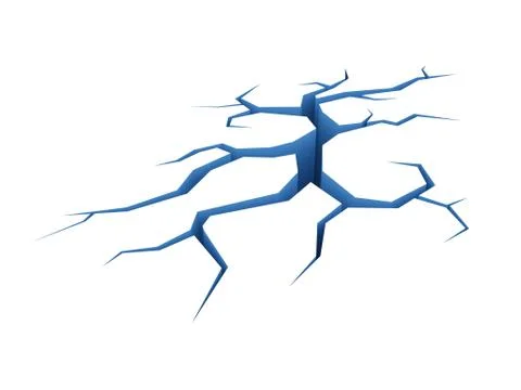 Crack Stock Illustration