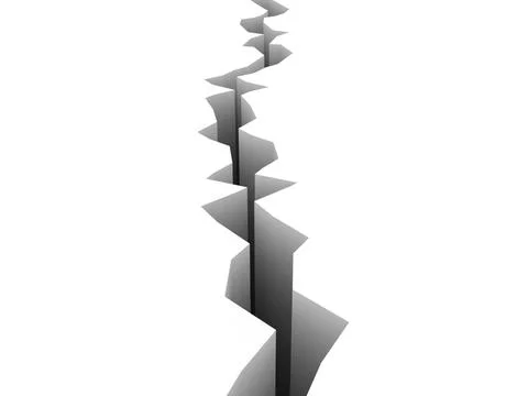 Crack Stock Illustration