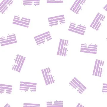 Crack in paintwork glyph vector seamless pattern Stock Illustration