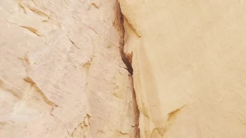 Crack in rock Stock Footage 281168417