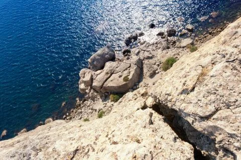 Crack in the rock Фото