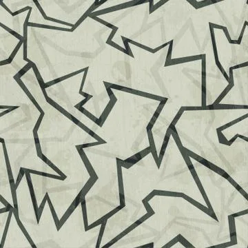 Crack seamless pattern with grunge effect Stock Illustration