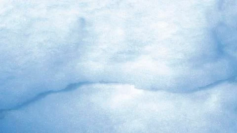 Crack in the snow Stock Photos