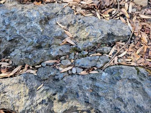 Crack in a Stone Stock Photos