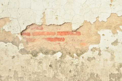 Crack stone wall Stock Photos
