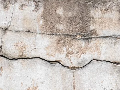 Crack Wall Background Texture Cement Stone Ground Effect Break House 库存照片