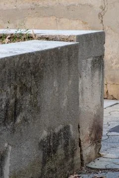 Crack in the wall, drought Stock Photos