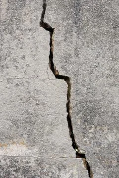 Crack in the wall, drought Stock Photos