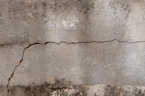 Crack in the wall, drought Stock Photos