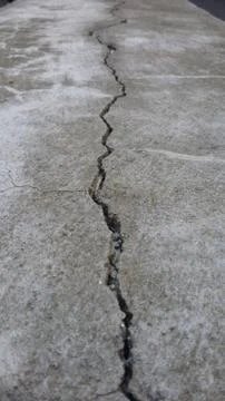 Crack in the wall Stock Photos