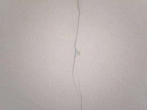 A crack in the wall Foto stock