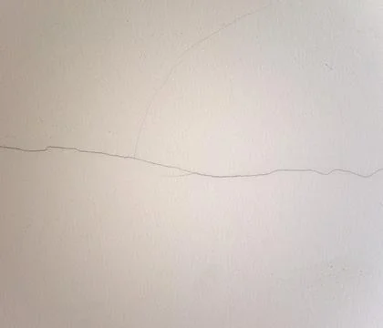 A crack in the wall Foto stock