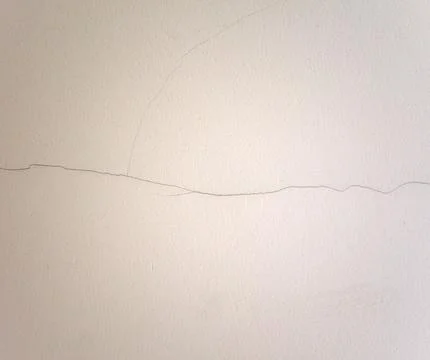 A crack in the wall Foto stock