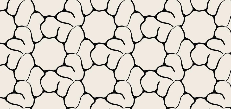 Crack wall seamless pattern. Pastel boho background in minimalist. Suit for.. Stock Illustration