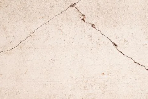 Crack in the white wall. Stock Photos