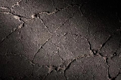Cracked asphalt texture. Top view. Asphalt. Road background Stock-Fotos