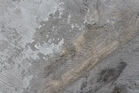 Cracked background with different cement layers of gray color palette Stock Photos