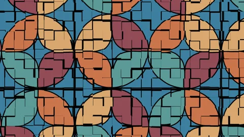 Cracked Background tiles animation. 스톡 동영상 260115250