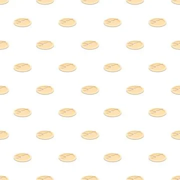 Cracked beige plates creating a repeating background design Stock Illustration