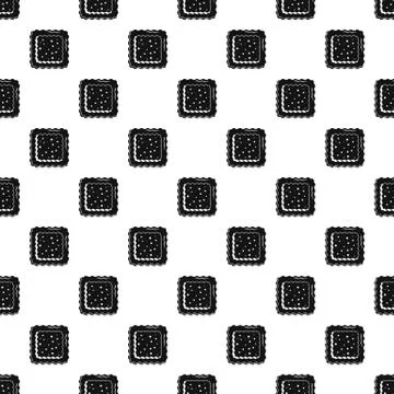 Cracked biscuit pattern seamless Stock Illustration